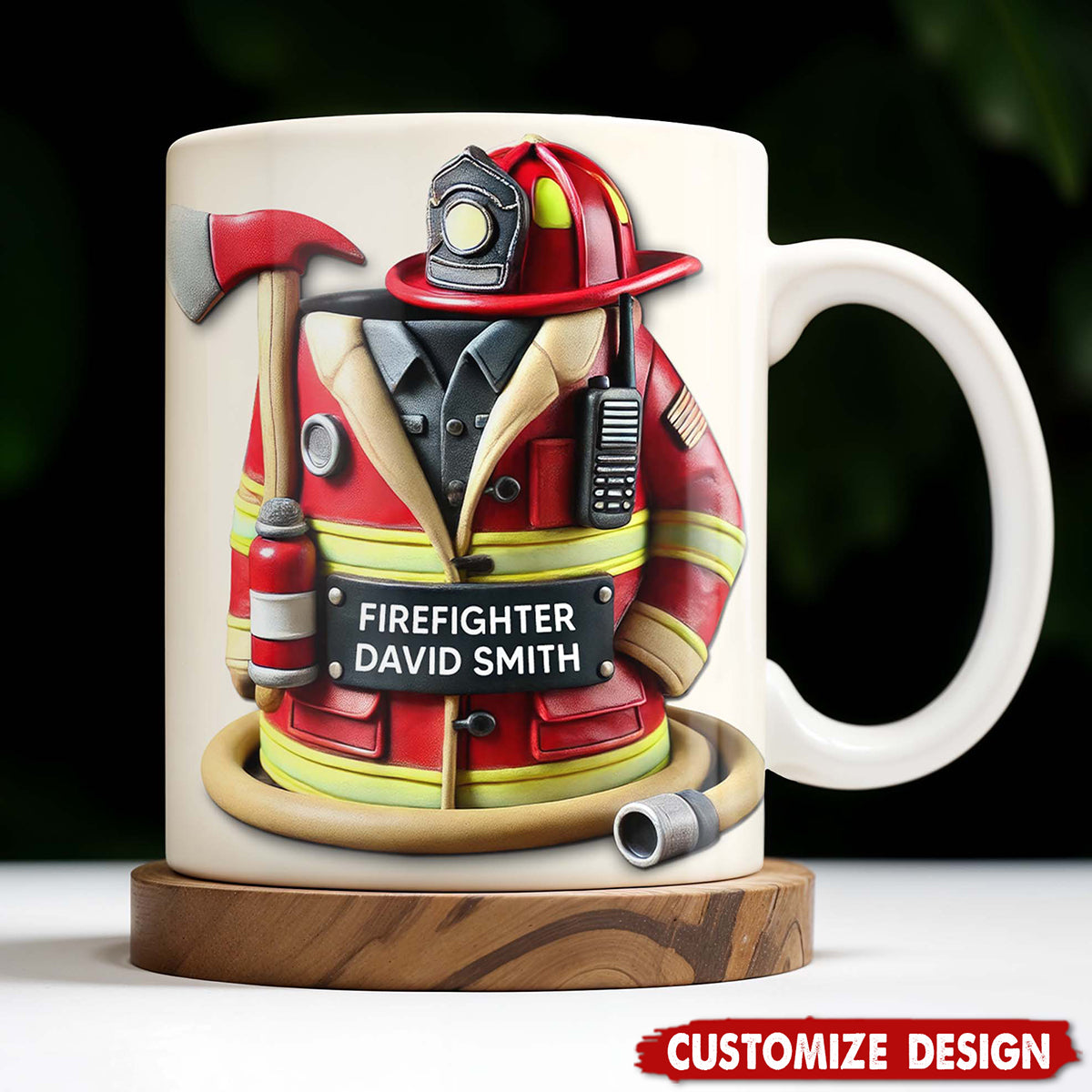 Personalized Firefighter Coffee Mug - Gift For Firefighters