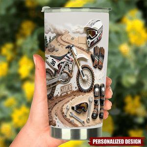 Cool Dirt Bike,Motocross-Personalized Dirt Bike Tumbler