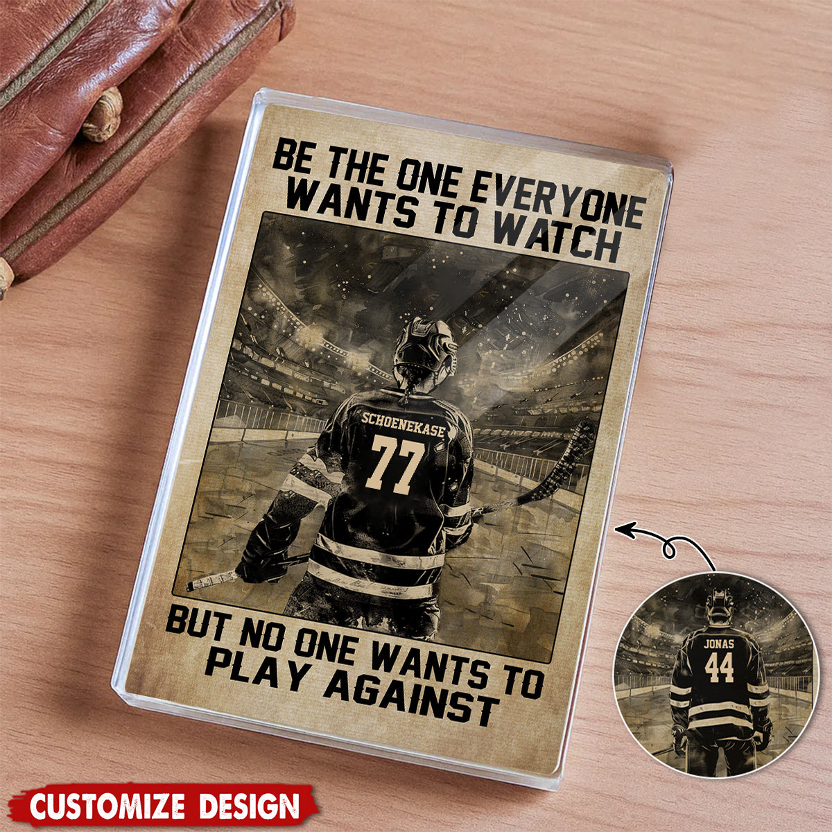 Personalized Hockey Acrylic Plaque - Gift For Hockey Lovers