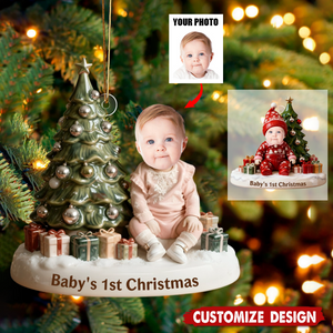 Personalized Baby 1st Christmas Ornament