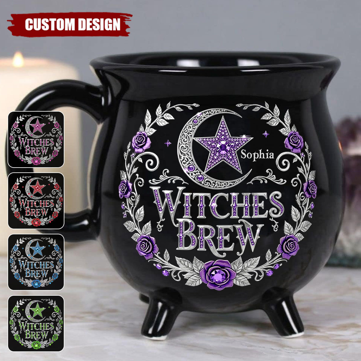 Witches Brew - Personalized Witch Cauldron Mug