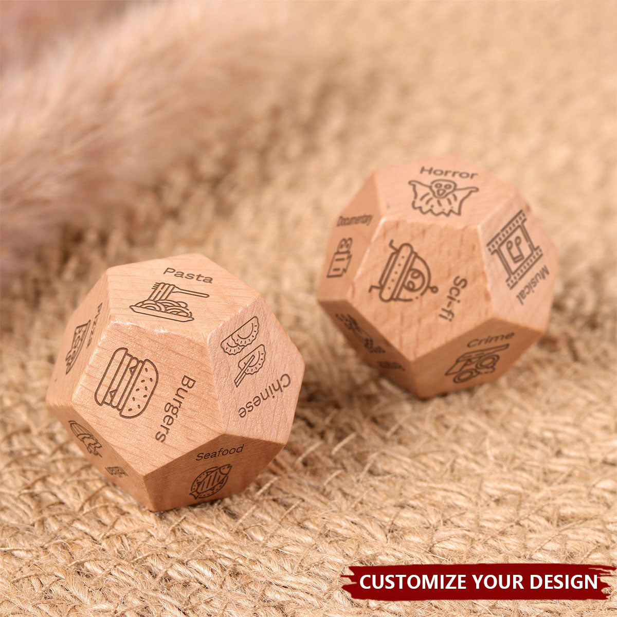 Personalized Date Night Dice - Date Night Gifts, Date Night Ideas, Custom Anniversary Gifts, Gift for Couples