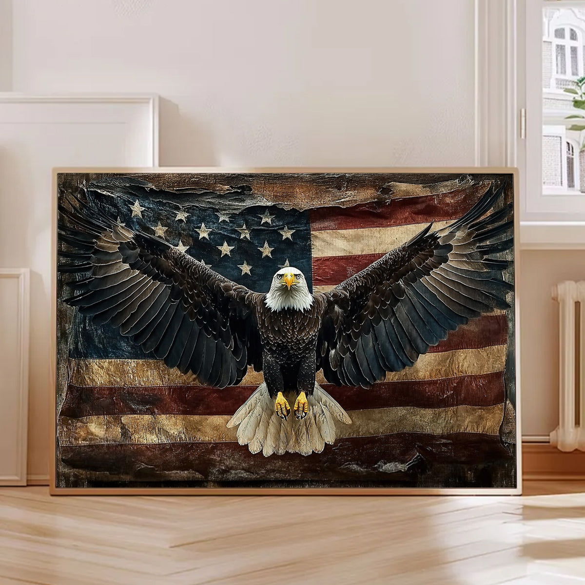 July 4th Eagle Poster-Gift For Christians, Eagle Lovers