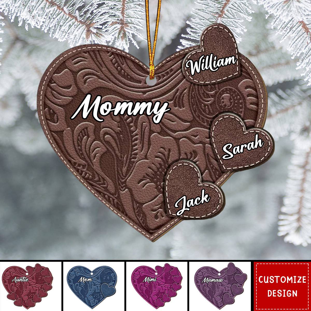 2024 New Release Grandma Belongs To Grandkids - Personalized Christmas Ornament