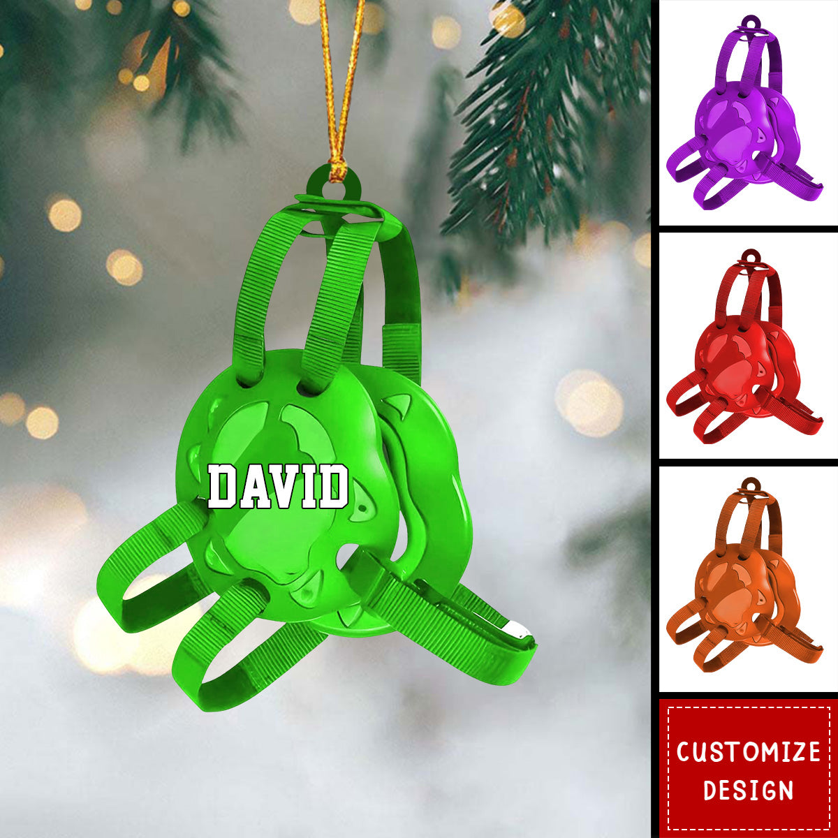 Personalized Wrestling Christmas Ornament Gift For Wrestlers-2024 New Release