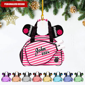2024 New Release Personalized Pickleball Bag Ornament-Gifts For Pickleball Lovers