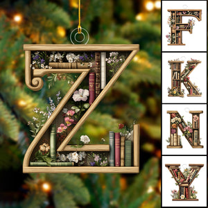 Love Books - Personalized Book Ornament