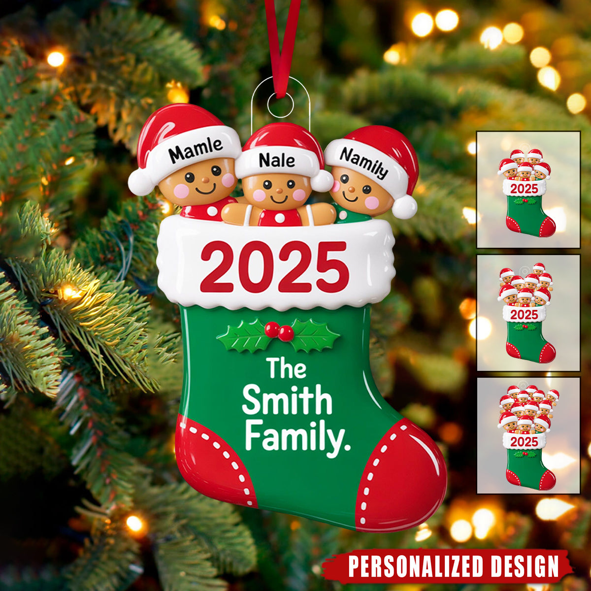 Personalized New Family Ornament 2025