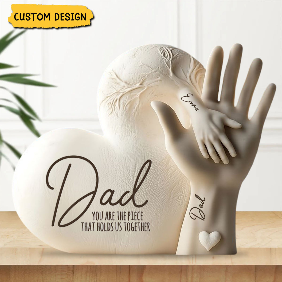 Dad You Are The Piece That Holds Us Together - Personalized Acrylic Plaque