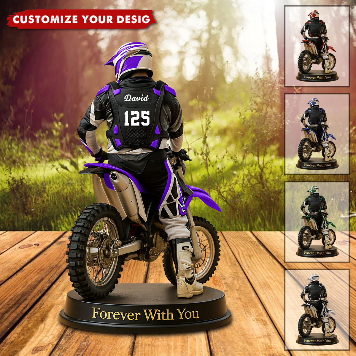 Personalized Motorcycle Rider Plaque - Gift For Motorcycle Lover