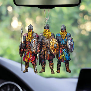 Viking Warrio Car Ornament, Historical Decor