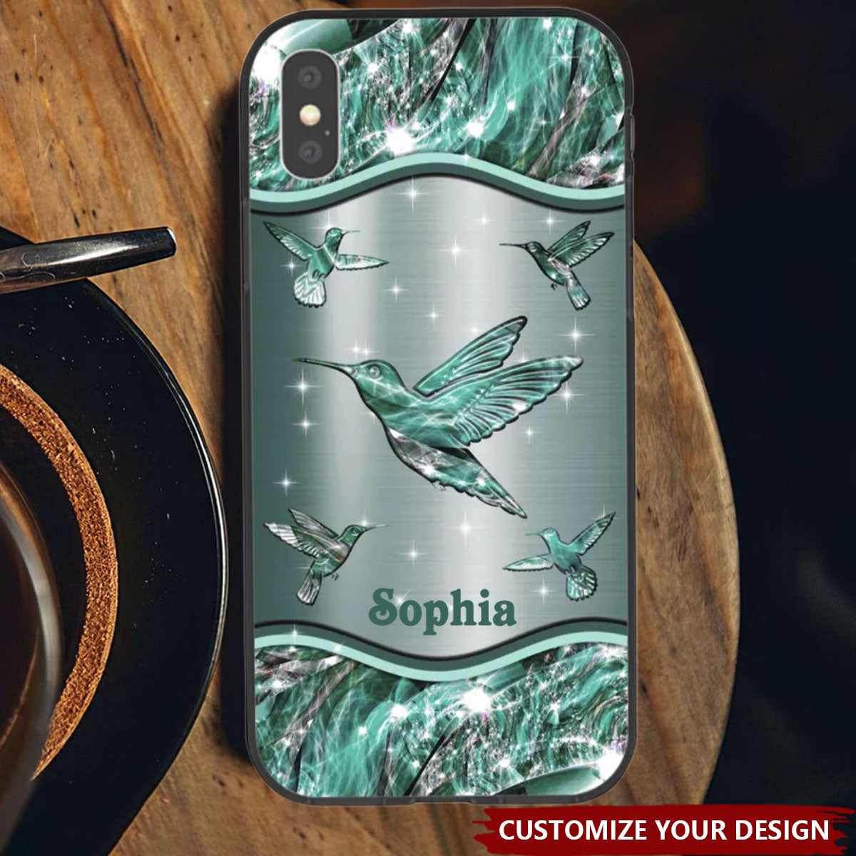 Personalized Hummingbird Phone Case - Gift For Bird Lovers