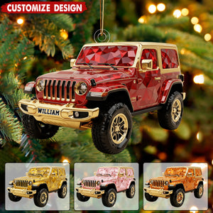 Personalized Jolly Off-road Ride Christmas Ornament - Gifts For Off-road