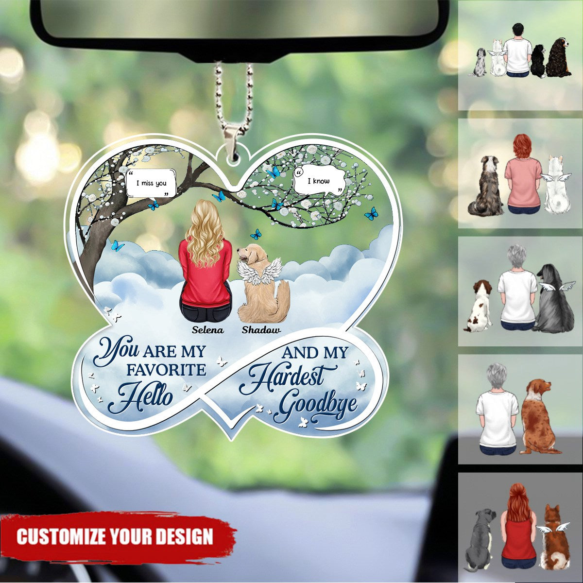 If Love Could Have Saved You - Memorial Gift For Pet Lovers, Dog Mom, Dog Dad - Personalized Acrylic Car Hanger Ornament