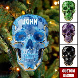 Beautiful Skull - Personalized Skull Accent Ornament
