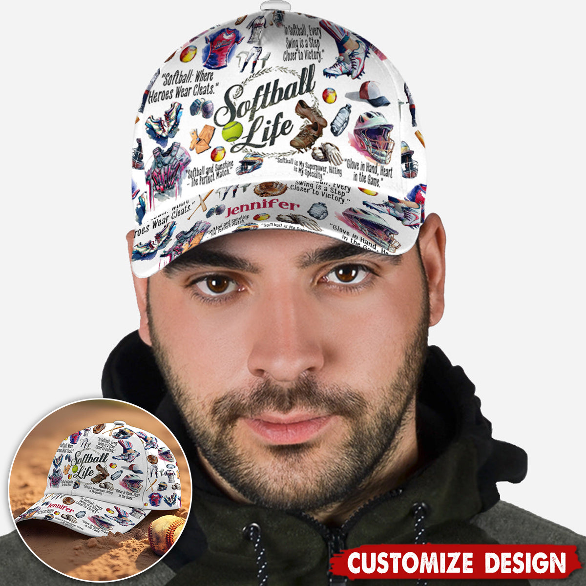 Softball Life - Personalized Softball Classic Cap