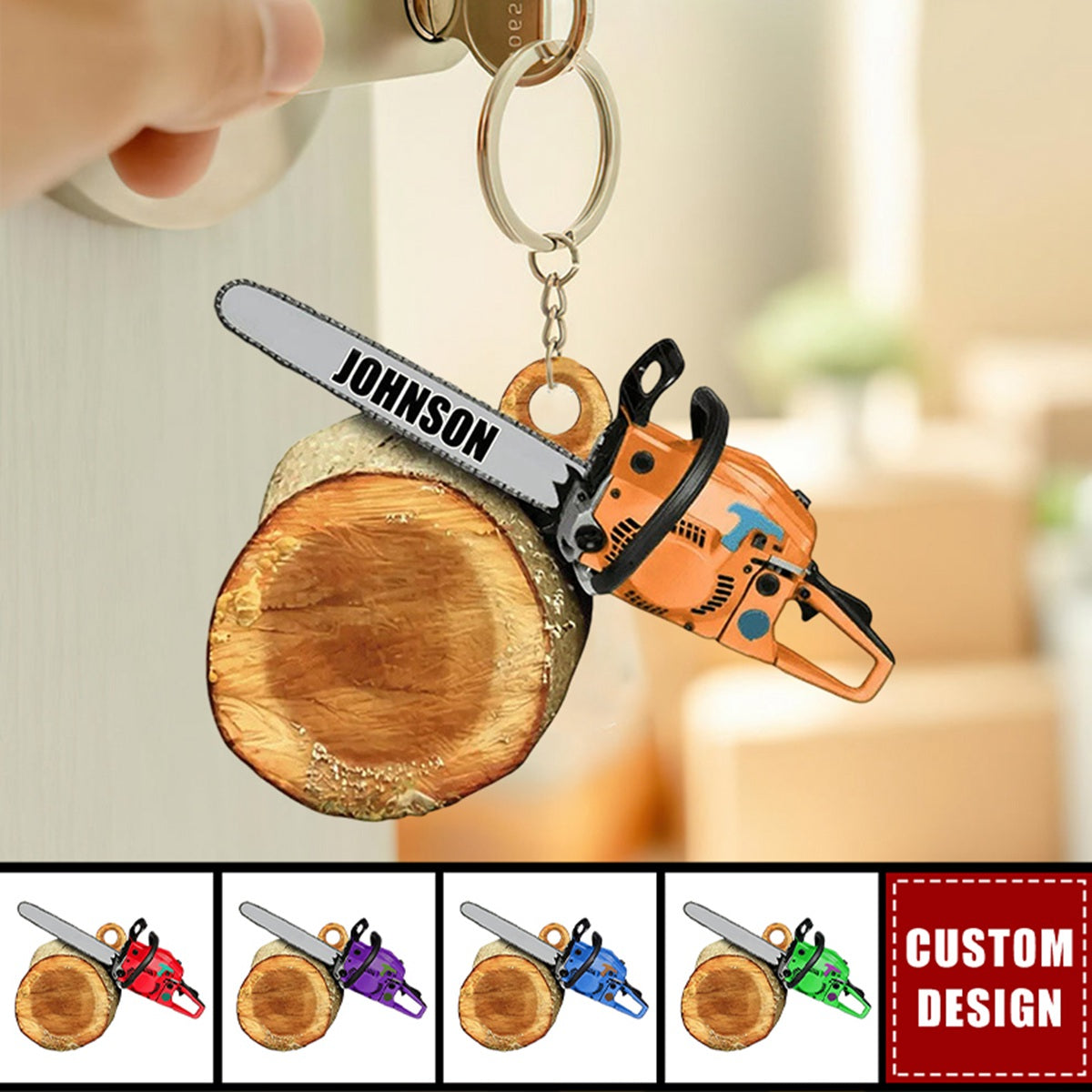 Personalized Arborist Keychain-Gift For Tree Trimmer-2025 New Release