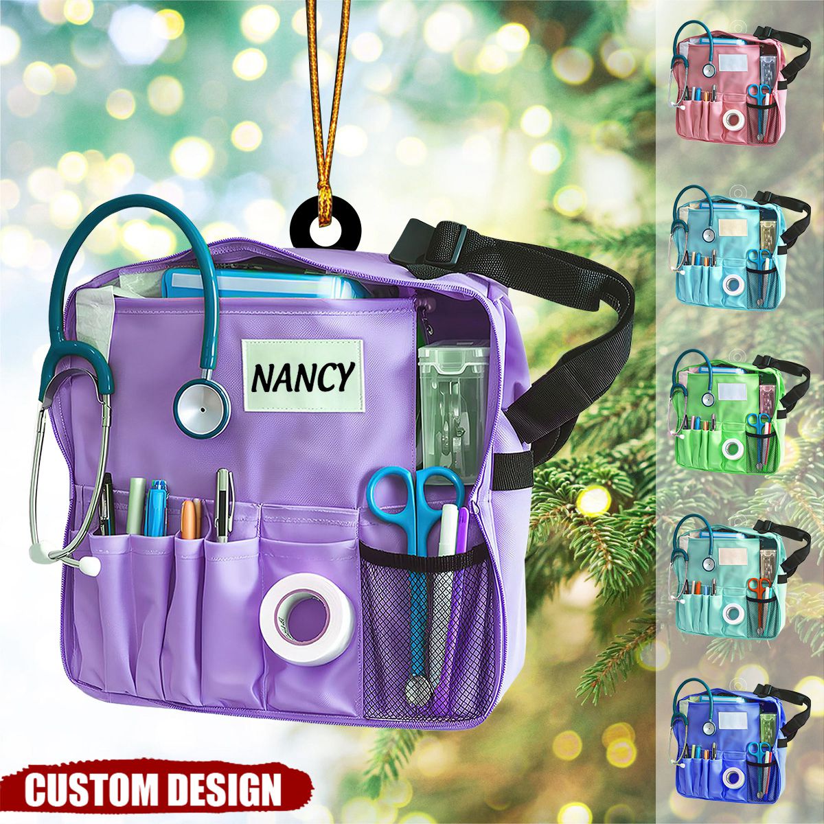 Personalized Nurse Christmas Ornament - 2024 New Release