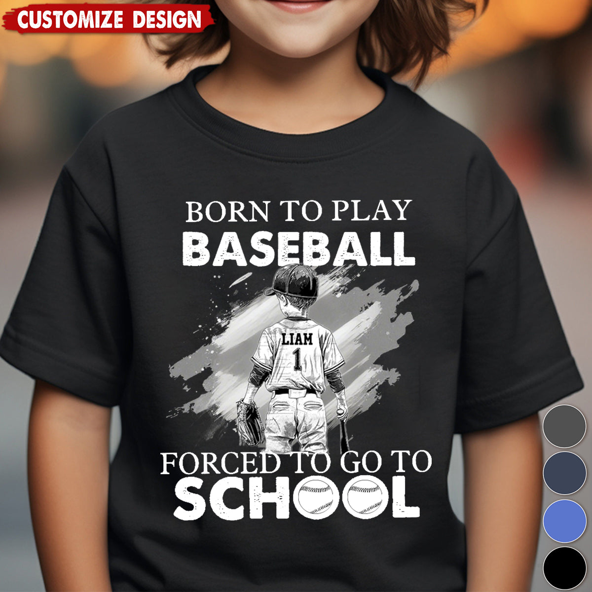 Funny Personalized Back To School Baseball Boy T-shirt - Gift For Baseball Lovers
