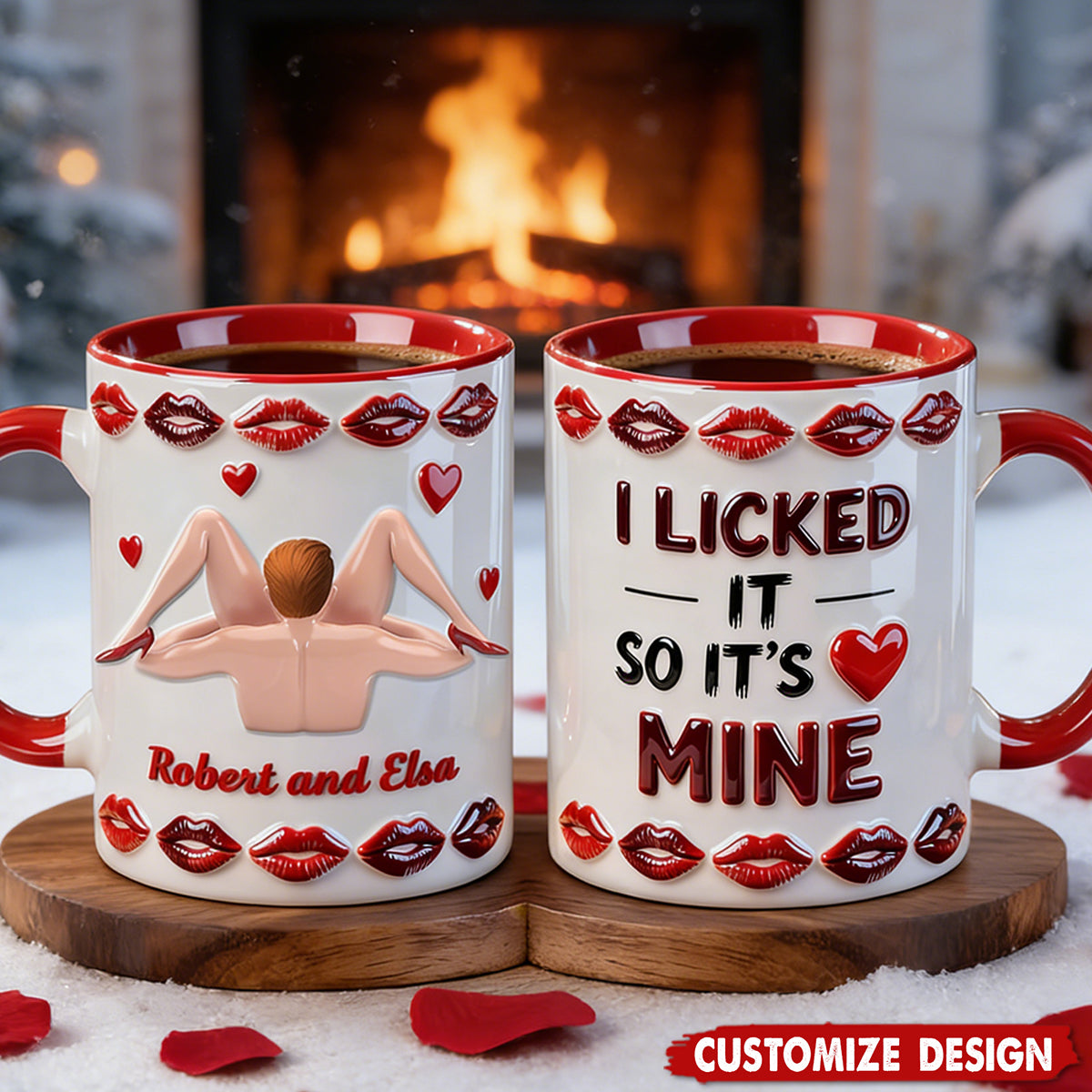 Funny Coffee Accent Mug - Personalized Gifts For Couple