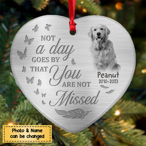Custom Photo Your Wings Were Ready But My Heart Was Not - Memorial Personalized Ceramic Christmas Ornament