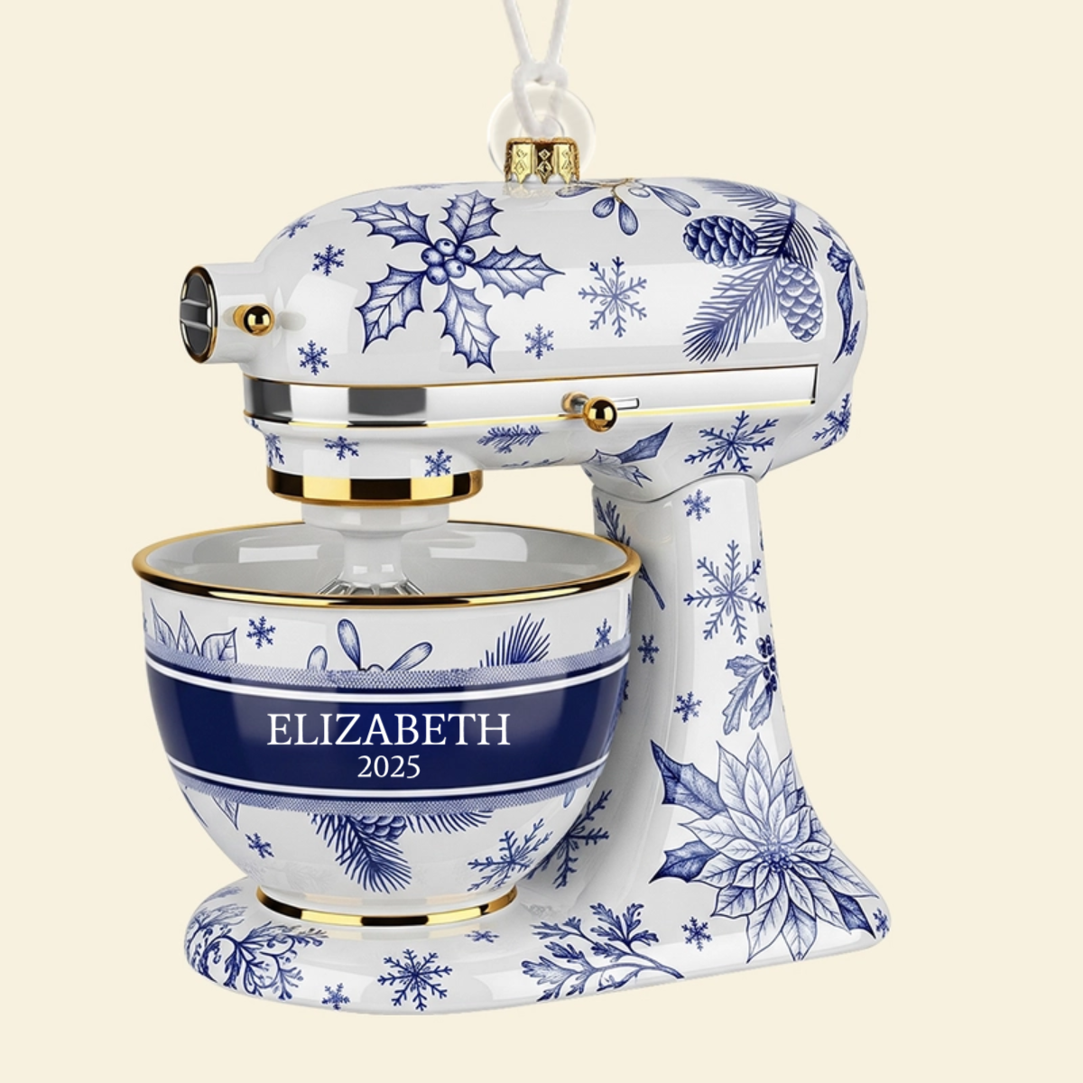 Baking Mixer Christmas Ornament Personalized Gifts For Bakers