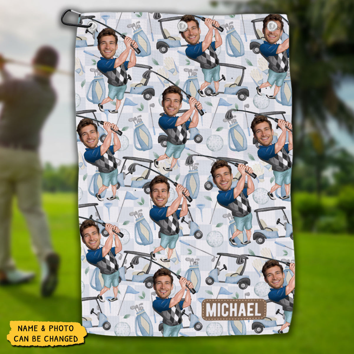 Funny Golfer - Personalized Golf Towel, Gift For Golf Lovers