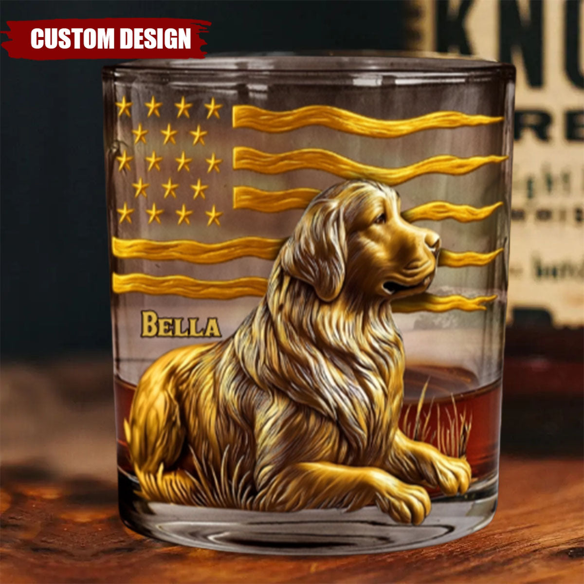 Any Dog Breeds, Gift For Dog Lovers - Personalized Dog Whiskey Glass