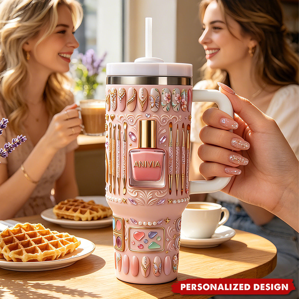 Personalized Nail Artist Tumbler-Gifts For Her