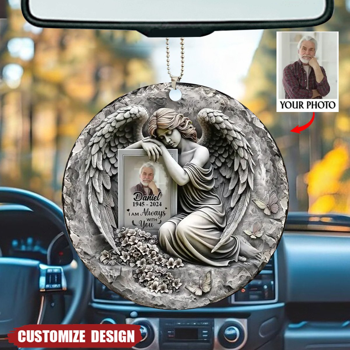 2024 New Release  – Personalized I’m Always With You Memorial Acrylic Ornament