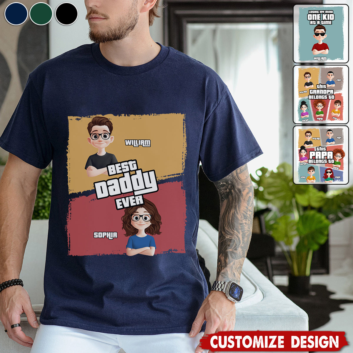 This Grandpa Belongs To - Personalized Shirt