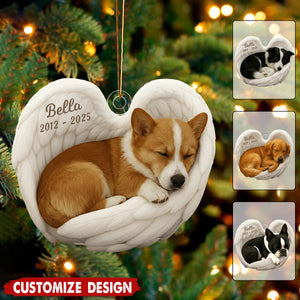 Personalized Dog Heaven Ornament - Gifts For Dog Loss