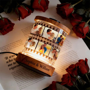Personalized Music Film Night Light - Gift For Couples