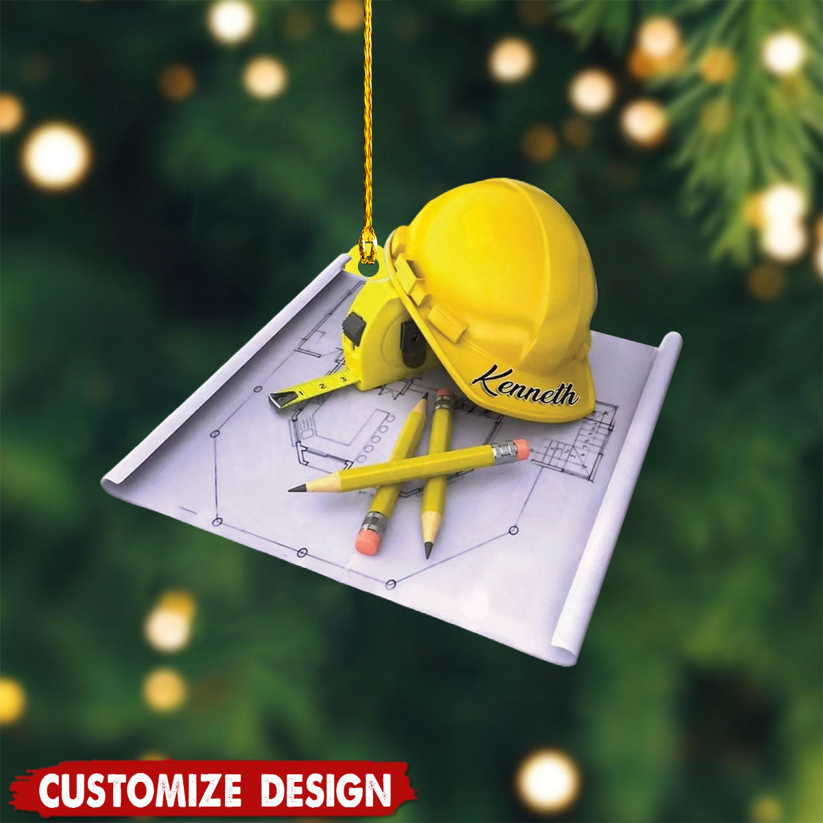 Personalized Mechanic Civil Engineer Christmas Ornament Gift For Engineer-2024 New Release