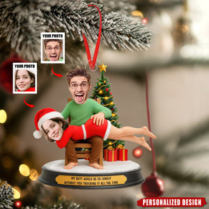 Personalized Couple Photo Ornament-Couples Gifts For Christmas