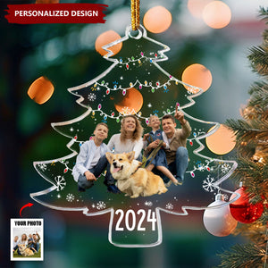 Personalized Family Photo Ornament-Gifts For Grandparents Parents Family Friends-2024 New Release