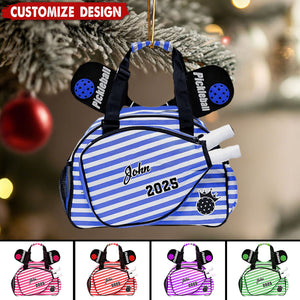Personalized Pickleball Bag Ornament-Gifts For Pickleball Lovers