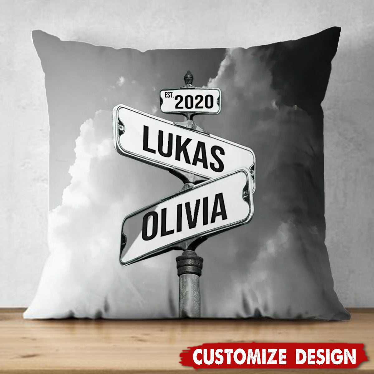 Couple Date Of Love Personalized Pillow - Gift For Couple