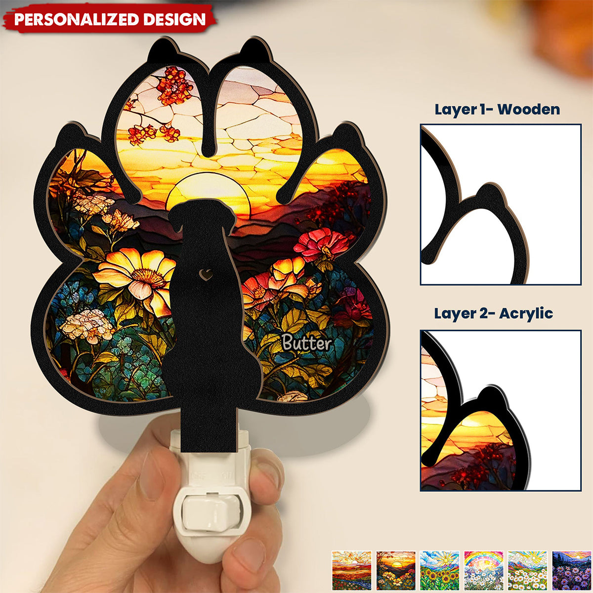 Dog Loss-Personalized Night Light