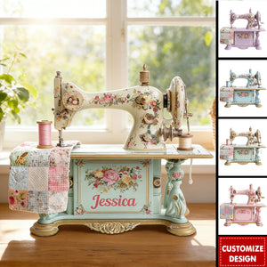 Sewing Makes Me Happy - Personalized Sewing Custom Shaped Acrylic Plaque