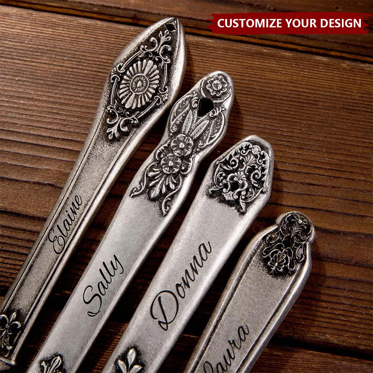 Personalised Vintage Flora Pattern Name Seam Ripper Tools for Sewing Crafting Thread Removing