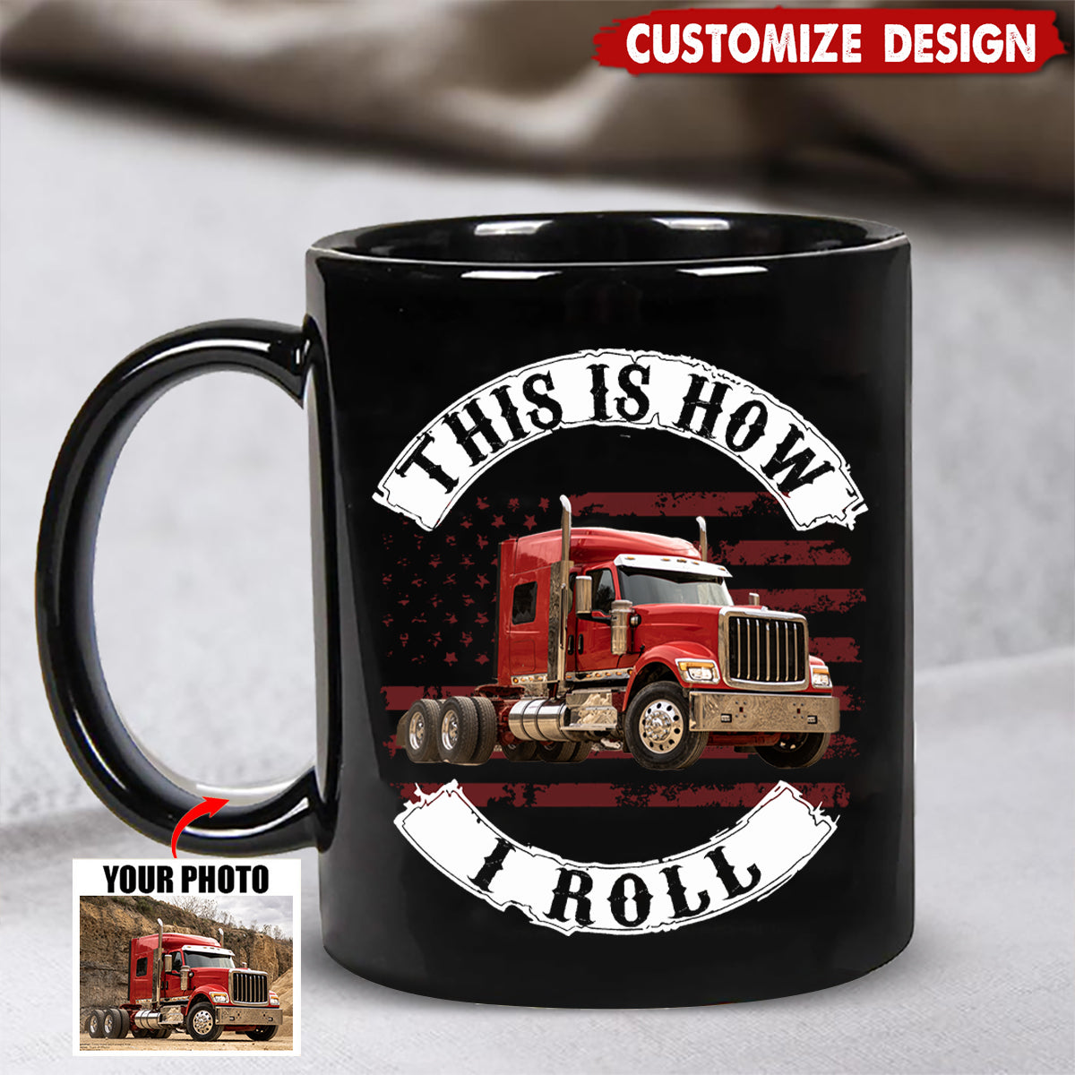 Personalized Upload Vehicle Photo Mug