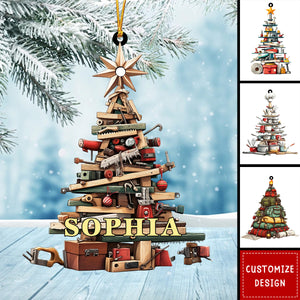 Personalized Tree Acrylic Ornament - 2024 New Release