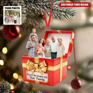 There's No Greater Gift Than Family- Personalized Christmas Acrylic Ornament