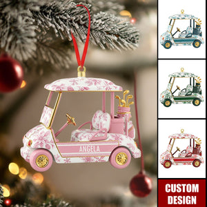 Personalized Car Christmas Ornament - Gifts For Golf Lovers