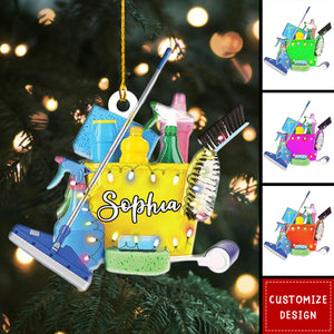 Personalized Cleaning Tools Ornament - 2024 New Release
