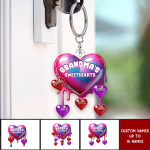 Personalized Sweathearts Acrylic Keychain - Mother's Day Gift
