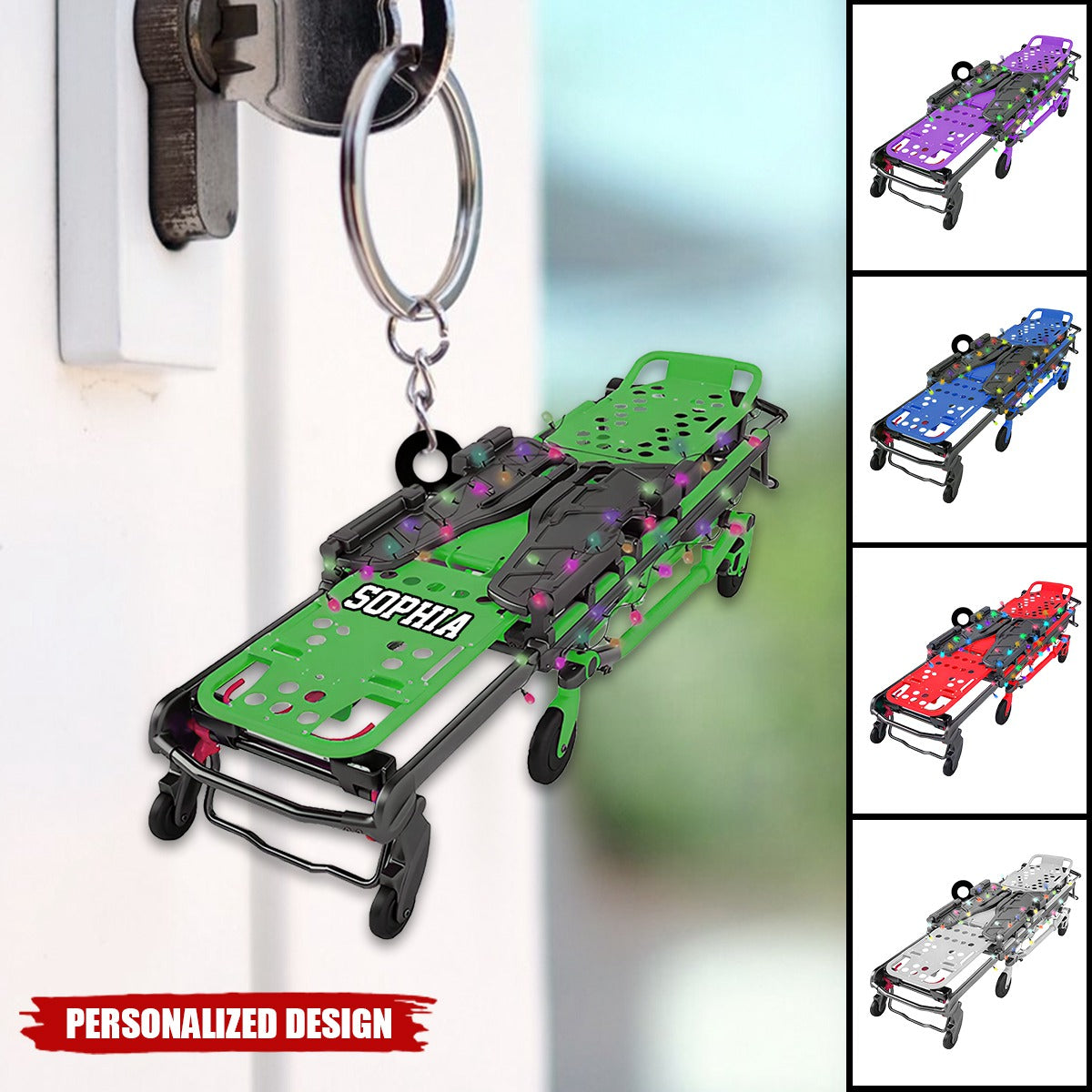 Personalized EMS EMT Paramedic Keychain-Gift For Doctor Surgery Medical-2024 New Release