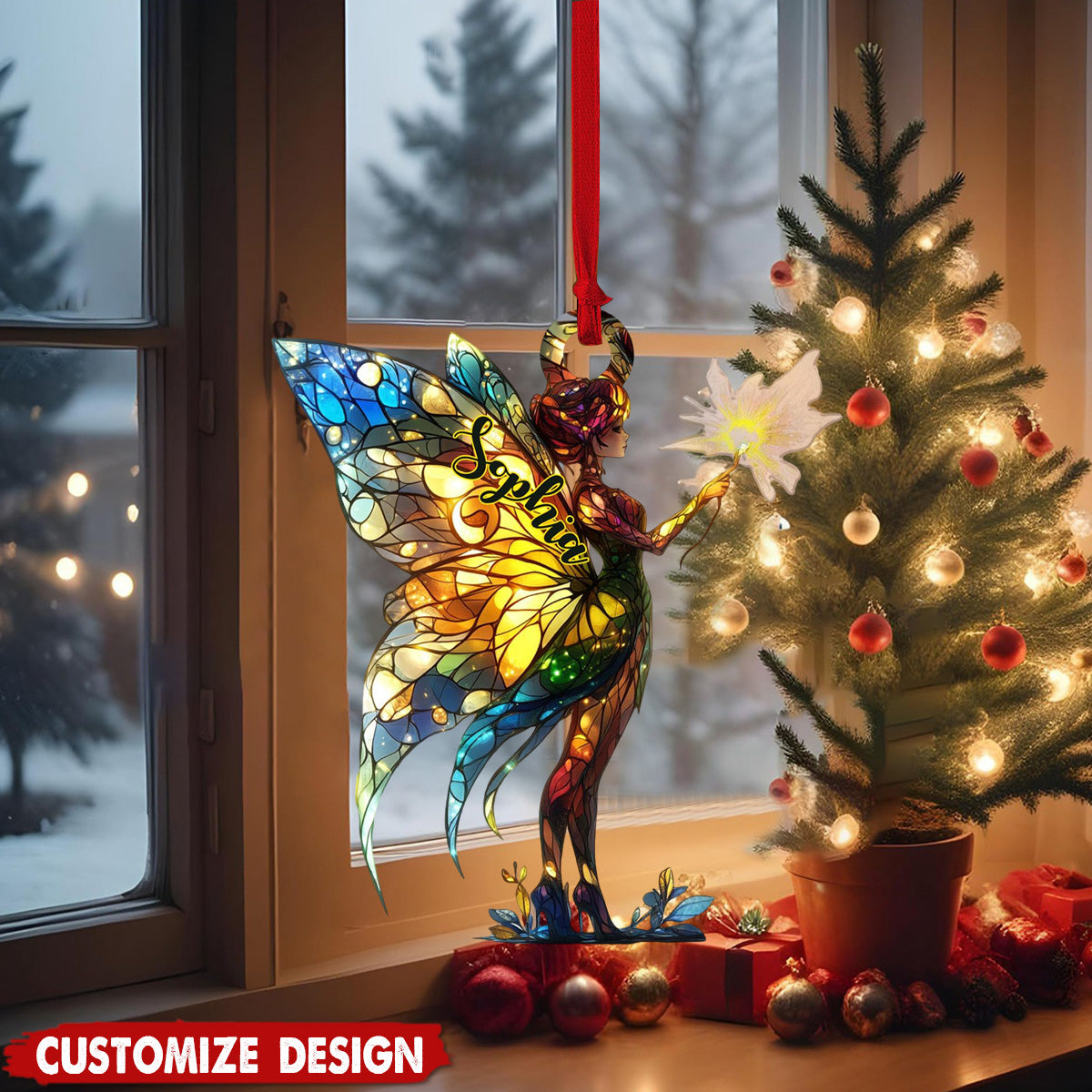 Personalized Fairy Flying Christmas Ornament-2024 New Release