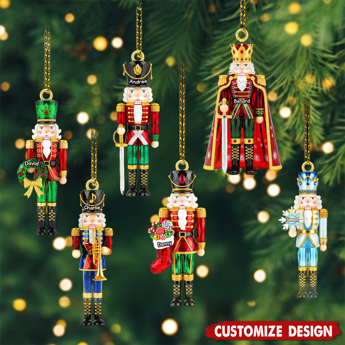 Personalized Nutcracker Christmas Ornament